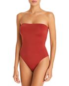 Haight Alice Strapless One Piece Swimsuit