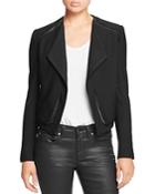 Lysse Leigh Faux Leather Trim Jacket
