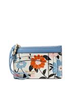 Kate Spade New York Floral Leather Wristlet