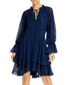 Alice + Olivia Joanne Tiered Handkerchief Dress