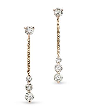 Bloomingdale's Diamond Linear Drop Earrings In 14k Yellow Gold, 0.45 Ct. T.w. - 100% Exclusive