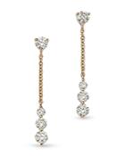 Bloomingdale's Diamond Linear Drop Earrings In 14k Yellow Gold, 0.45 Ct. T.w. - 100% Exclusive
