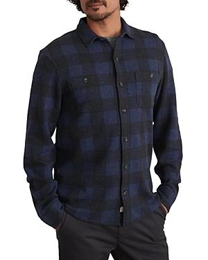 Marine Layer Buffalo Plaid Twill Regular Fit Overshirt