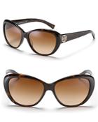 Tory Burch Sophisticated Sunglasses With Logo Detail
