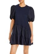 Cinq A Sept Caitlin Asymmetric Ruffle Mini Dress