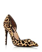 Aqua Women's Dion Leopard Print High-heel D'orsay Pumps - 100% Exclusive