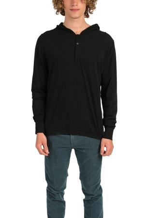 Blue&cream Henley Hoody