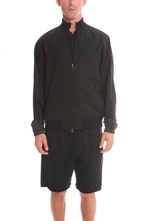 3.1 Phillip Lim Mens 3.1 Phillip Lim Mock Neck Zip Jacket