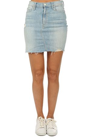 Mother The Sacred Mini Fray Skirt
