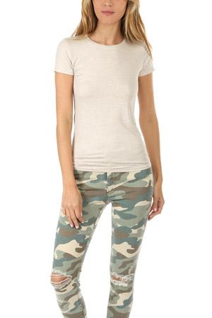 Majestic Filatures Soft Touch Metallic Tee