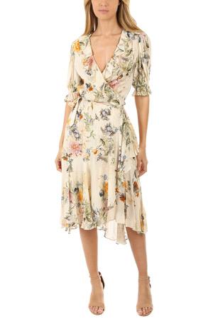 Icons Ruffle Cha Cha Wrap Dress