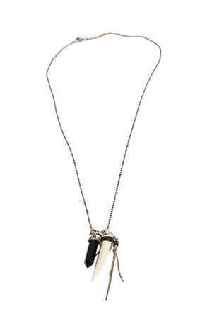Chan Luu Onyx Crystal Dagger Necklace