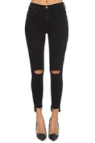 Frame Denim Le High Skinny Cutout Jean