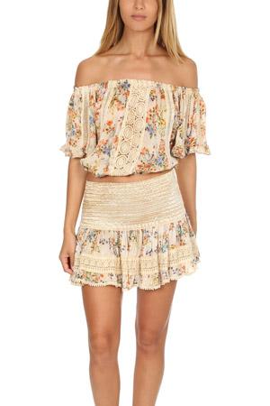 Sunday Saint-tropez Loulou Print Top