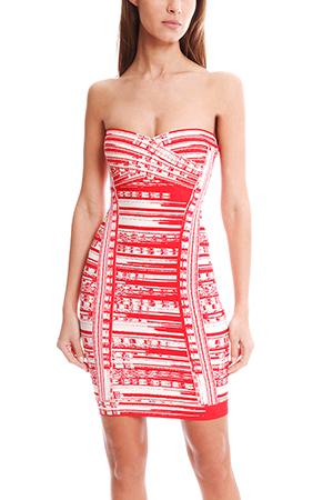 Herve Leger Maricel Strapless Dress