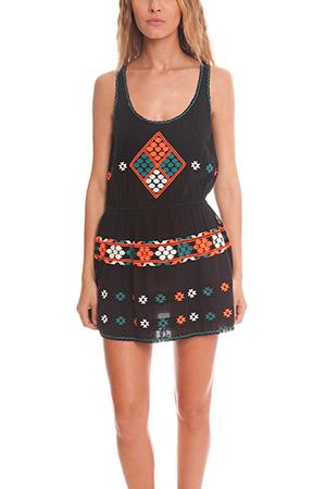 Gat Rimon Cotton Mesh Dress