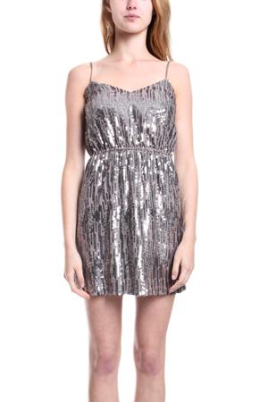12th Street By Cynthia Vincent Sequin Slip Dress