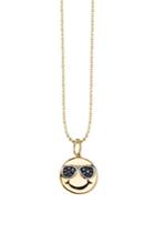 Sydney Evan Sunglasses Happy Face Necklace