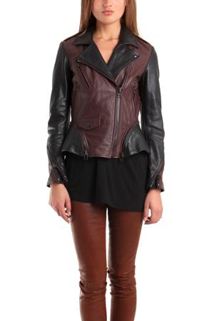 3.1 Phillip Lim 2 Tone Moto Cross Jacket