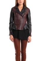 3.1 Phillip Lim 2 Tone Moto Cross Jacket