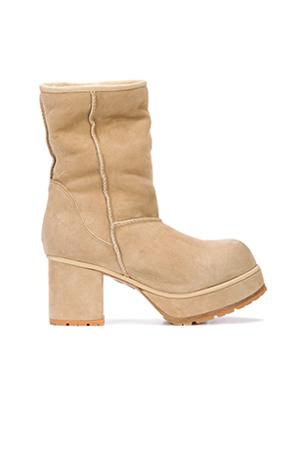 R13 Shearling Short Boot