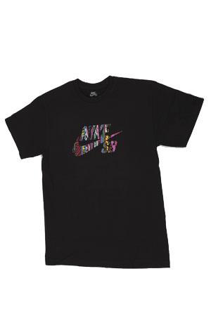 Nike Sb Multi Print Logo Tee In Black