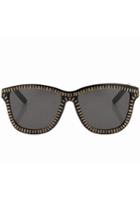 Alexander Wang Grey Zipper Motif Sunglasses