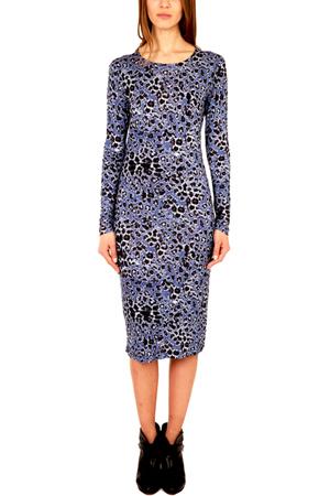 10 Crosby By Derek Lam Derek Lam 10 Crosby  Peri Printed Long Sleeve Dress