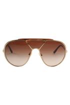 Stella Mccartney Gold Ultra Aviator Sunglasses