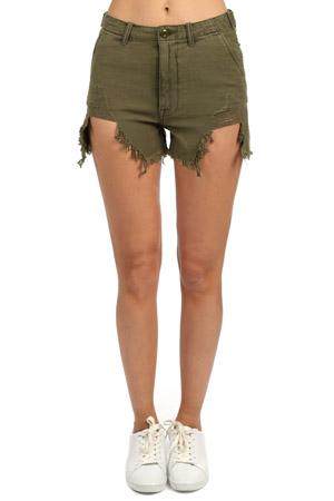 R13 Distressed Camp Short