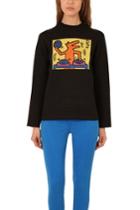 Lucien Pellat-finet Keith Haring Jacquard Dog Sweater