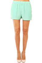 Acne Bacall Crinkle Shorts