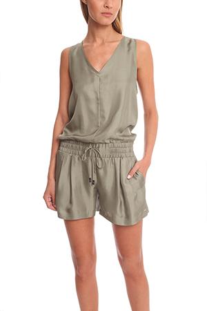 Rag & Bone Elsa Vetiver Romper