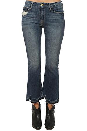 Frame Denim Le Crop Mini Boot Released Hem Jean
