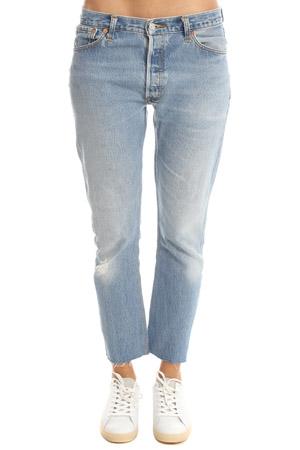 Re/done Levi's Destruction Relaxed Crop Jean