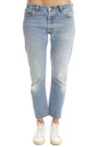 Re/done Levi's Destruction Relaxed Crop Jean