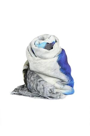 Faliero Sarti Agata Blu Scarf