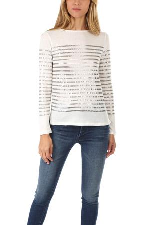 Majestic Filatures Boxy Stripe Top