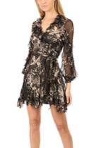 Zimmermann Maples Feathery Wrap Dress