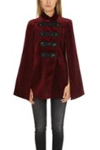 Pierre Balmain Embellished Velvet Cape