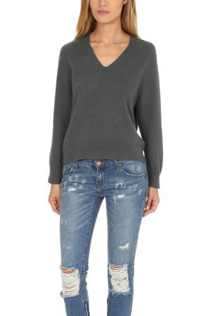 Vince Deep V Cashmere Raglan
