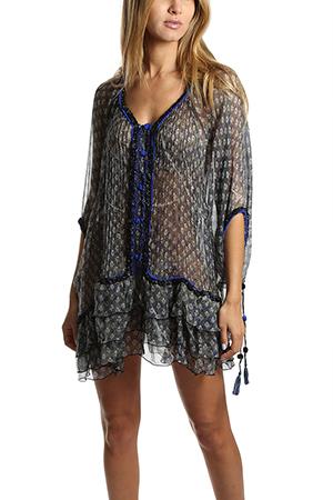 Poupette St Barth Bety Poncho Dress
