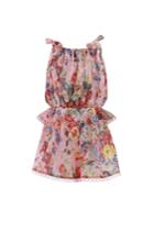 Zimmermann Lovelorn Floral Tie Playsuit