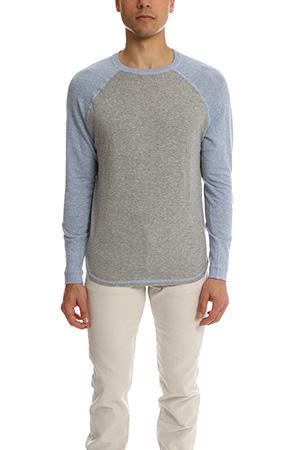 Blue&cream Baseball Raglan Ozone