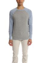 Blue&cream Baseball Raglan Ozone