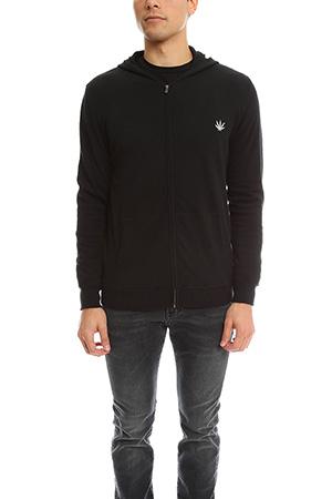 Lucien Pellat-finet Hood Zip Jacket Leaf