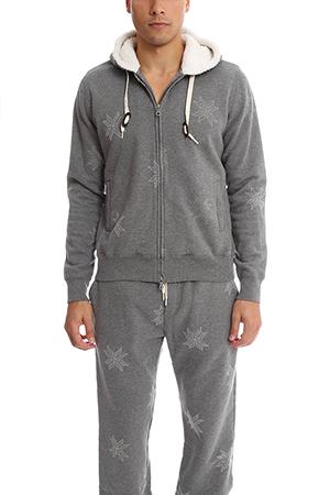 White Raven Snowflake Hoody