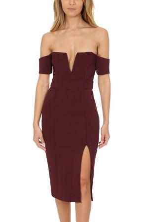 Nicholas Bandage Deep V Pencil Dress