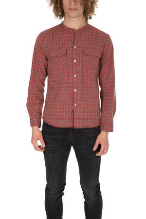 Onesstroke Onestroke Check Stand Collar Shirt