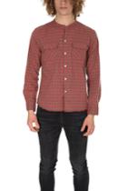 Onesstroke Onestroke Check Stand Collar Shirt